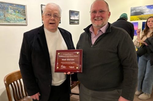 Cavalier resident honored for more than 30 years of interviewing people, collecting their stories